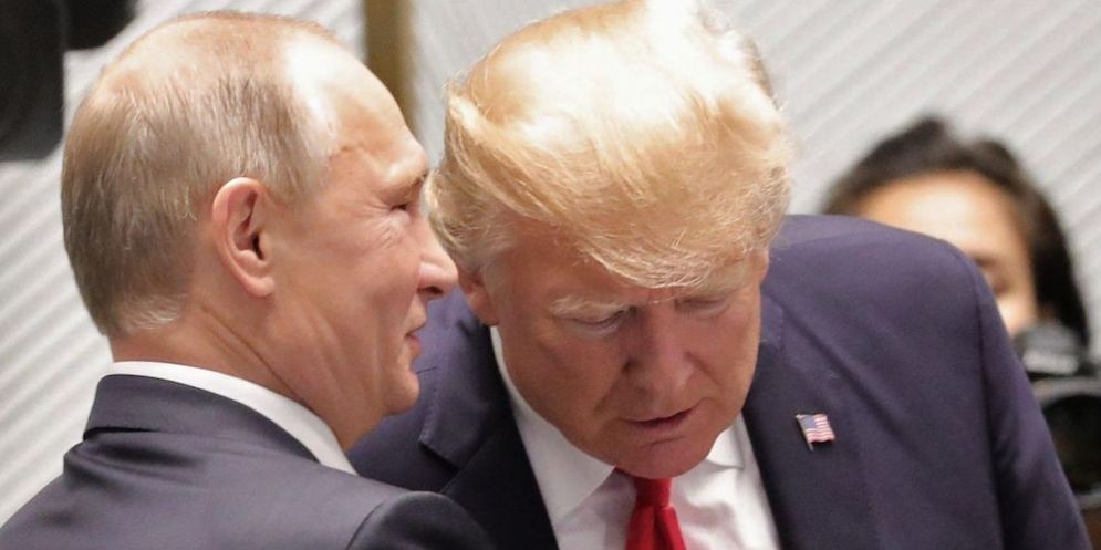 Il presidente russo Vladimir Putin e quello americano Donald Trump