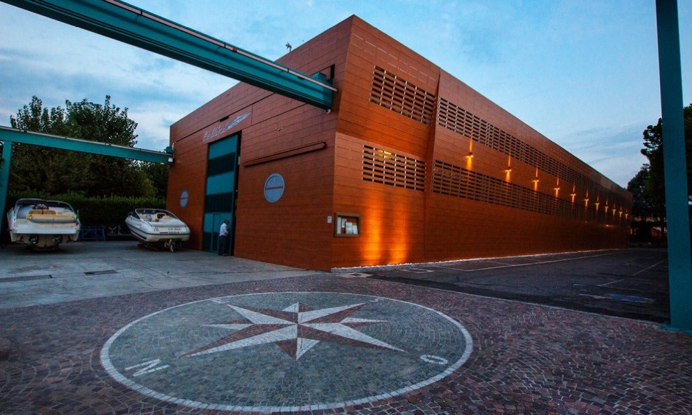 La sede dell'azienda Bellini Nautica