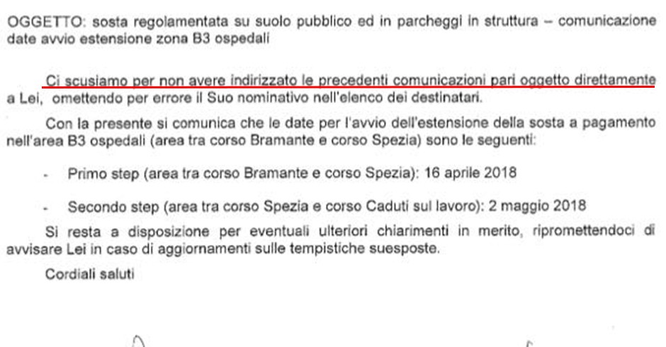 Scuse dell'assessore Lapietra