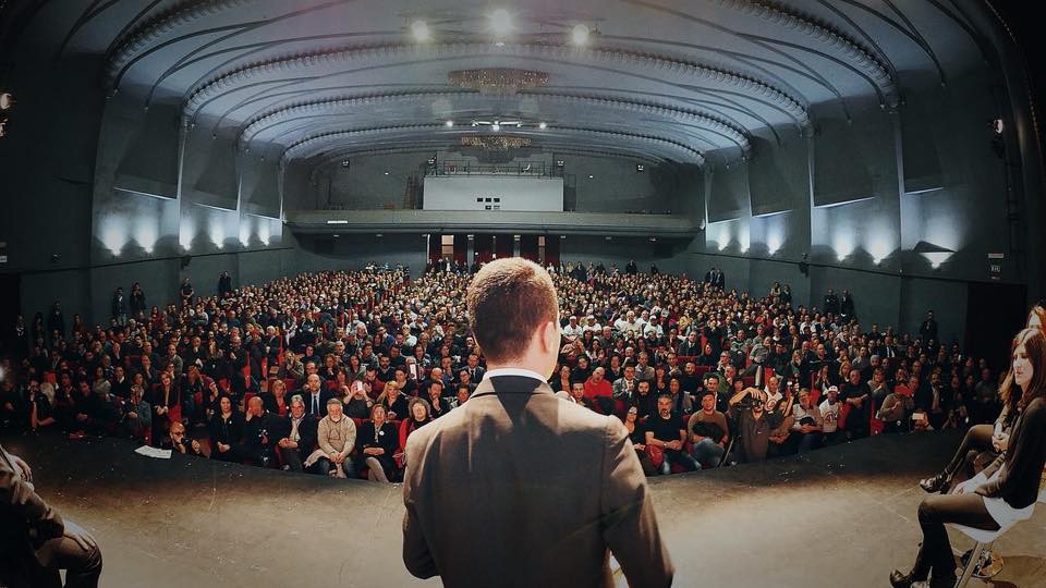 Luigi Di Maio al Teatro Nuovo di Torino