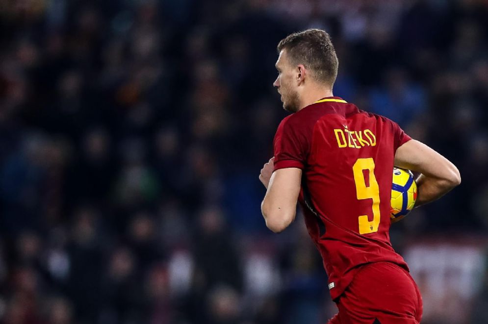 Edin Dzeko, centravanti della Roma e della nazionale bosniaca