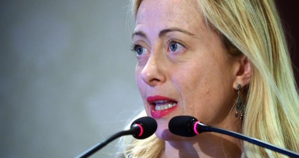 Il presidente di Fratelli d'Italia, Giorgia Meloni