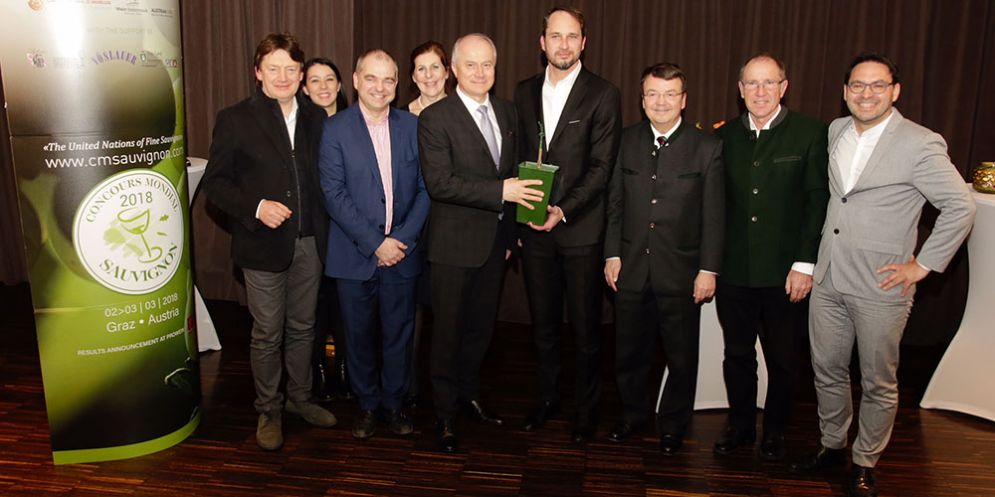 L'assessore regionale alle Risorse agricole Cristiano Shaurli alla 9. edizione del Concours mondial du Sauvignon in corso di svolgimento a Graz (Austria)