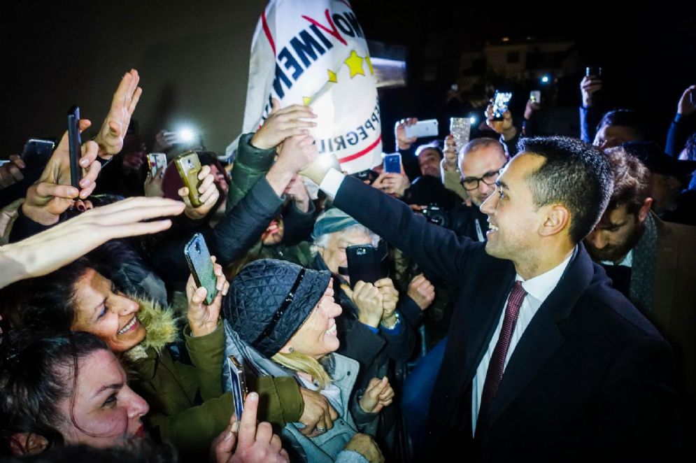Il candidato premier del M5s Luigi Di Maio