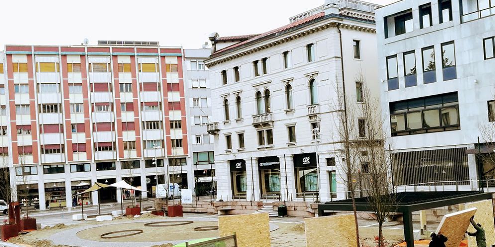 Pordenone, l'allestimento del 'Giardino dei sogni' è in fase di ultimazione