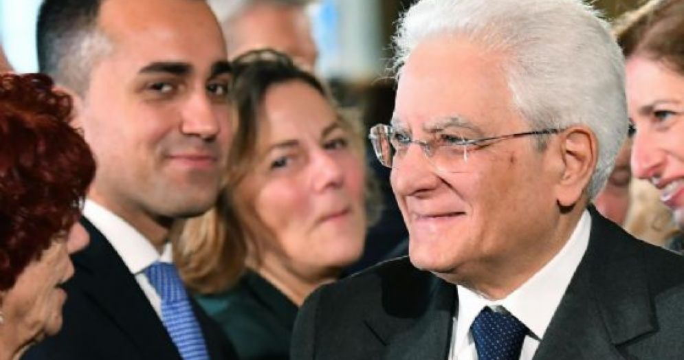 Il candidato premier del M5s, Luigi Di Maio con il presidente della Repubblica Sergio Mattarella