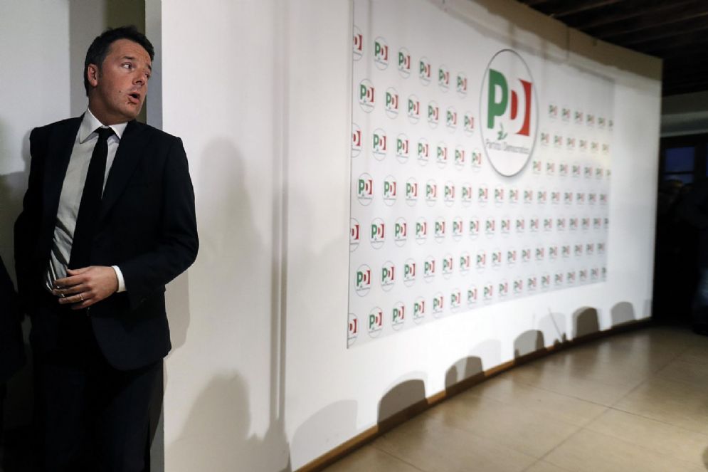Il segretario uscente del Pd Matteo Renzi