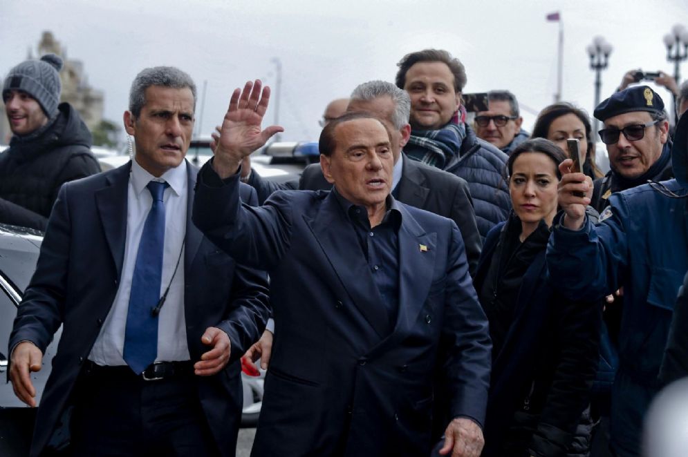 Il leader di Forza Italia Silvio Berlusconi