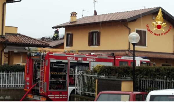 Un momento dell'intervento di oggi