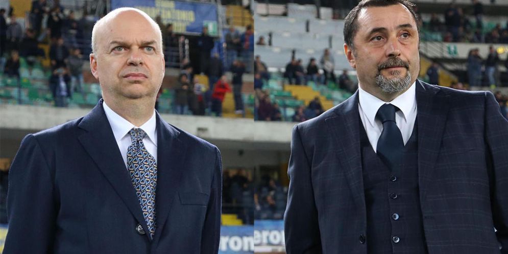 Marco Fassone e Massimiliano Mirabelli, ad e ds del Milan