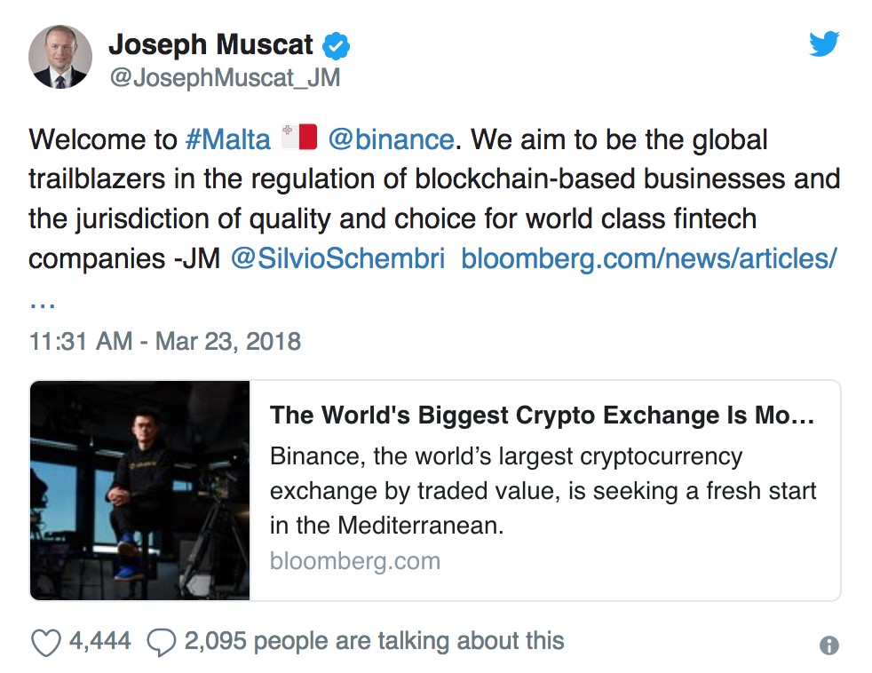 Ministro Malta