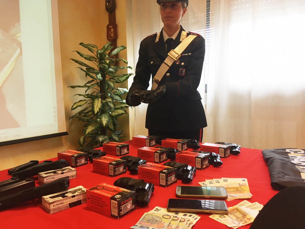 Scoperte armi e munizioni alla barriera di Ugovizza