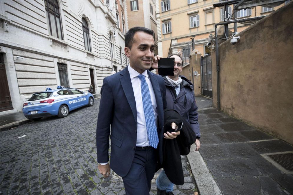 Il candidato premier del M5s, Luigi Di Maio
