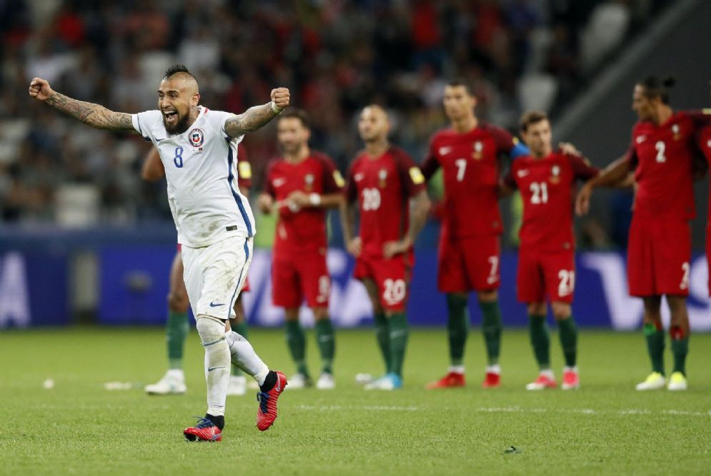 Arturo Vidal, centrocampista del Bayern Monaco