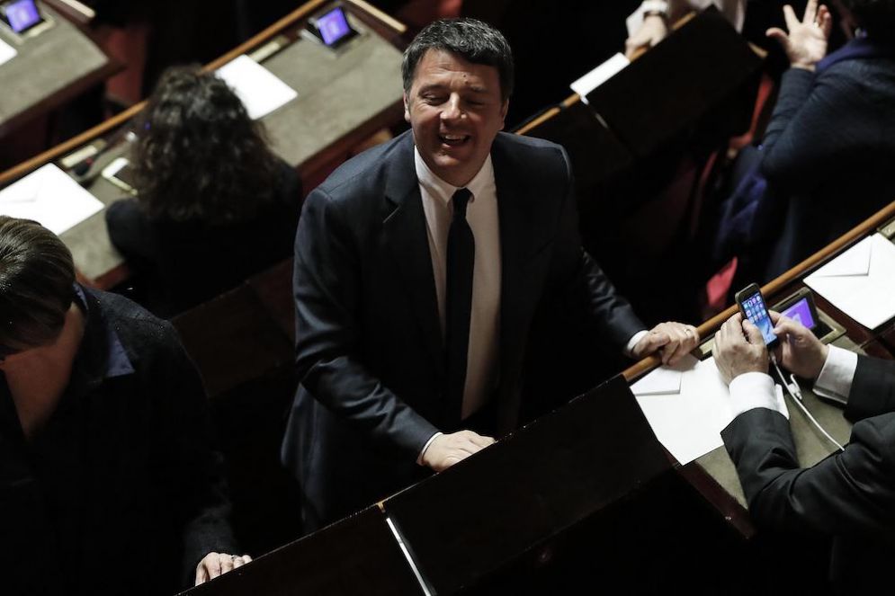 Il senatore Matteo Renzi.