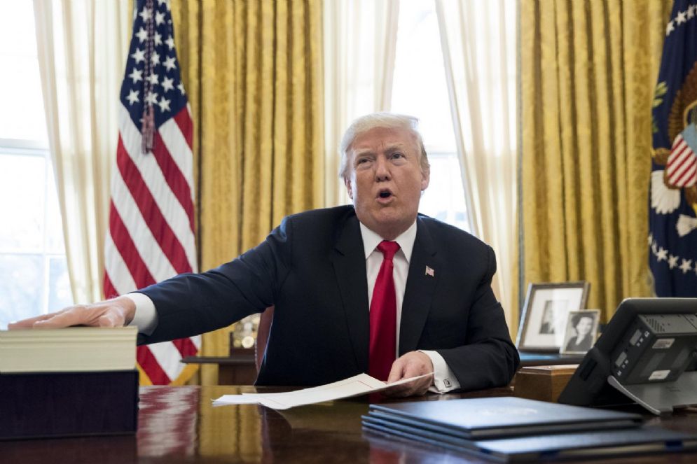 Il presidente Usa Donald Trump.