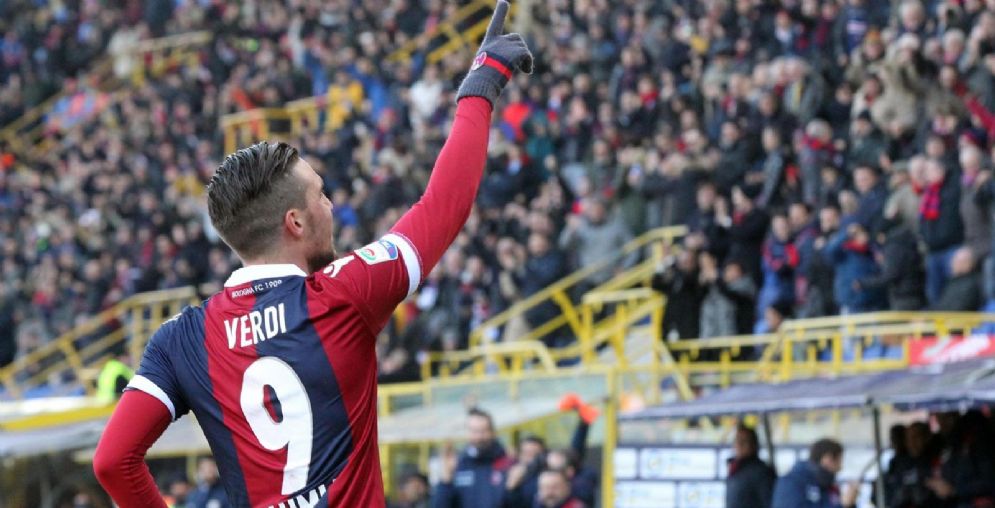 L'attaccante del Bologna Simone Verdi