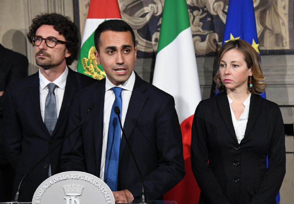 Luigi Di Maio dopo il secondo giro di consultazioni con il Presidente della Repubblica Sergio Mattarella