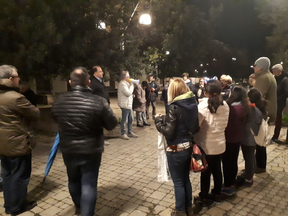 Quinta passeggiata per la legalità presso la Spina Reale di via Stradella