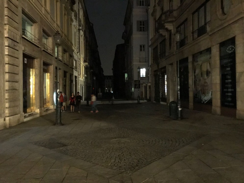 Blackout in centro a Torino