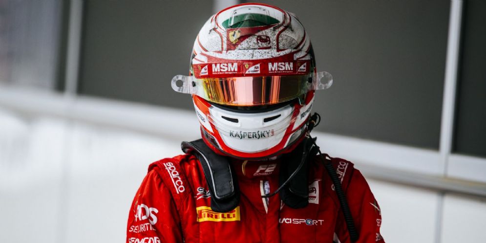 Antonio Fuoco sul circuito di Baku in Azerbaigian