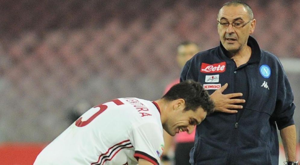 Sarri scherza con Bonaventura