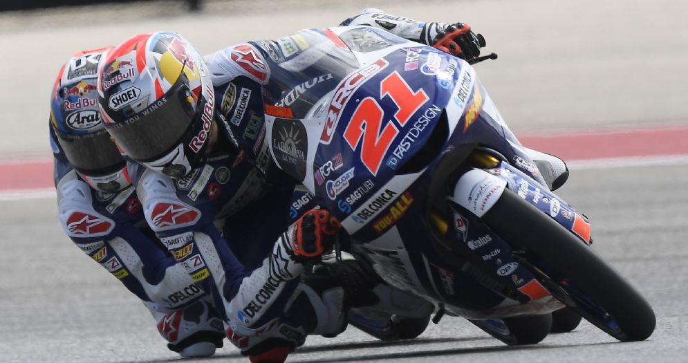 Jorge Martin in sella alla Honda del team Gresini Moto3