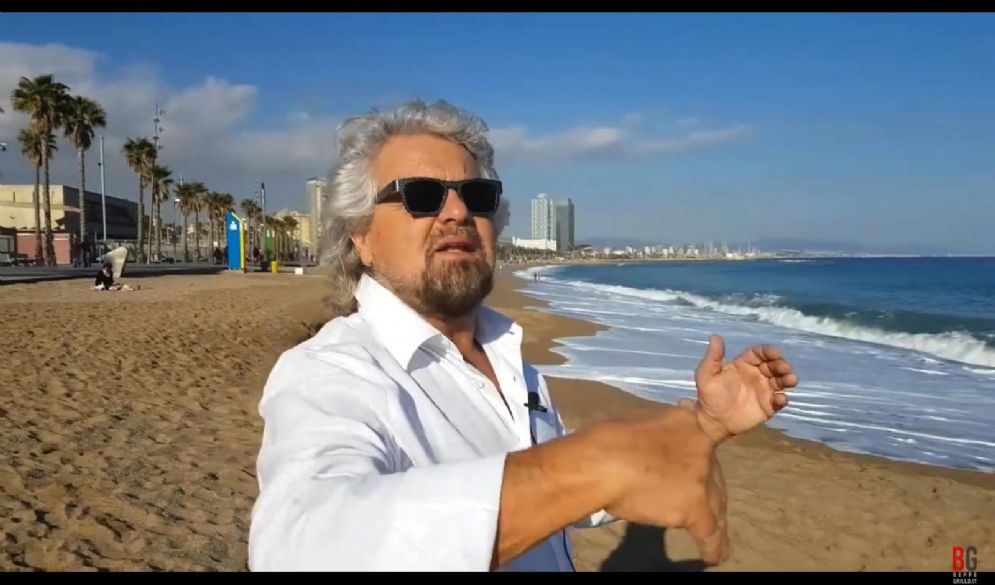 Il fondatore del M5s Beppe Grillo