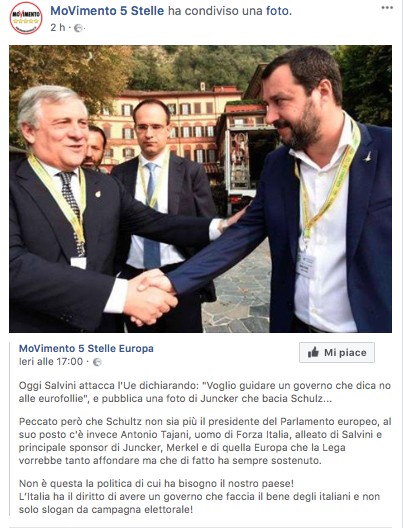 L'attacco del Movimento 5 stelle a Matteo Salvini