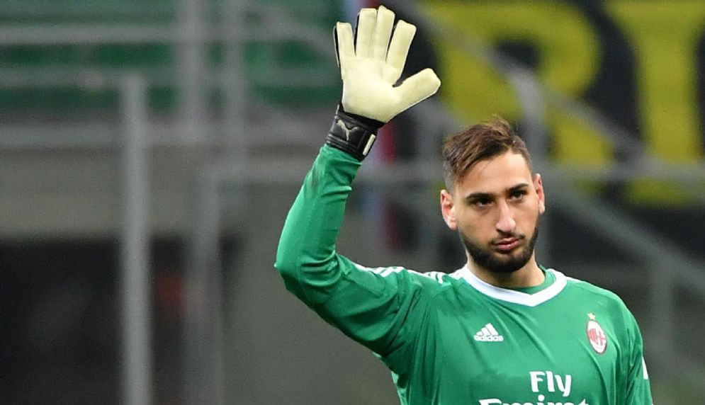 Gigio Donnarumma ai saluti finali