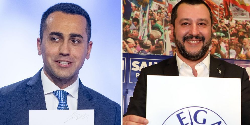 Matteo Salvini a Luigi Di Maio
