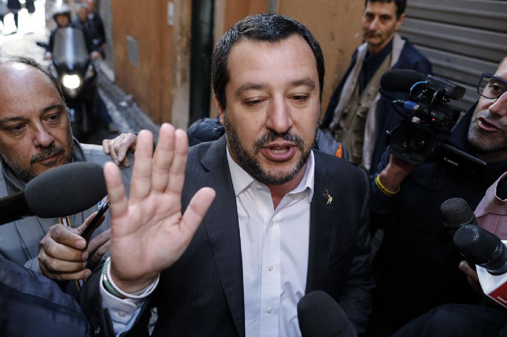Il leader della Lega Matteo Salvini