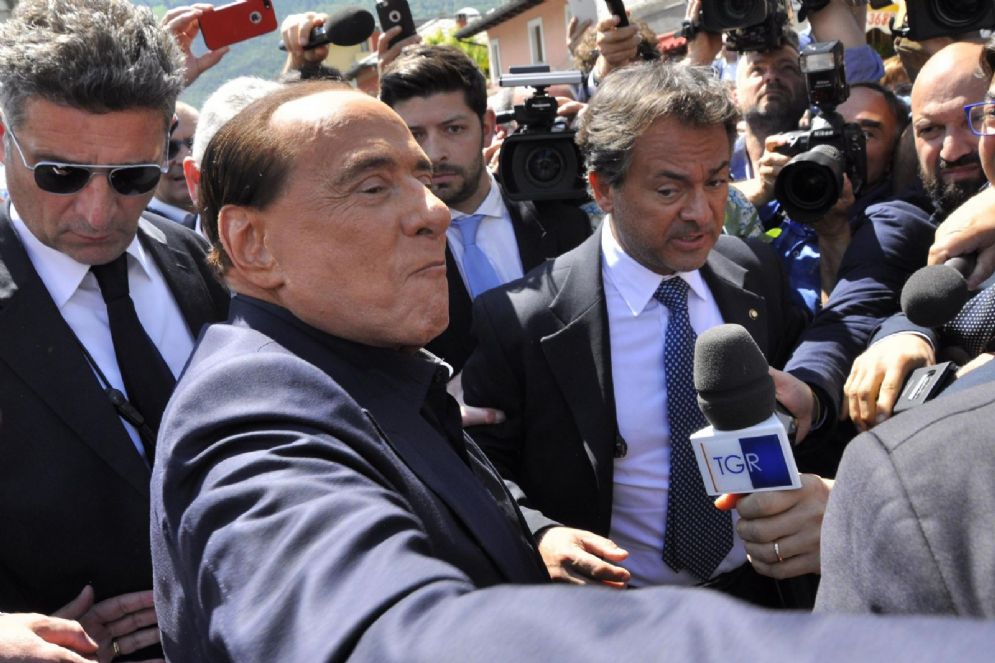 Il leader di Forza Italia Silvio Berlusconi