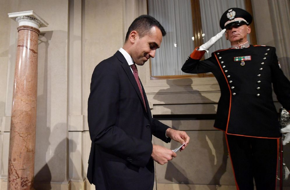 Il capo politico del M5s Luigi Di Maio
