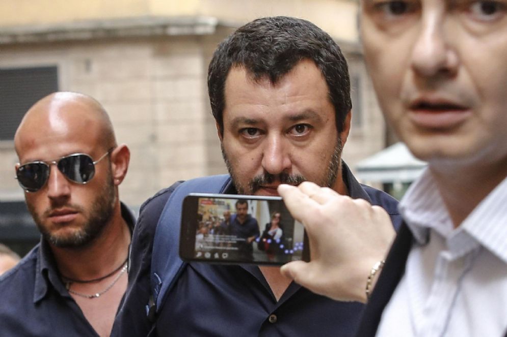 Il leader della Lega Matteo Salvini