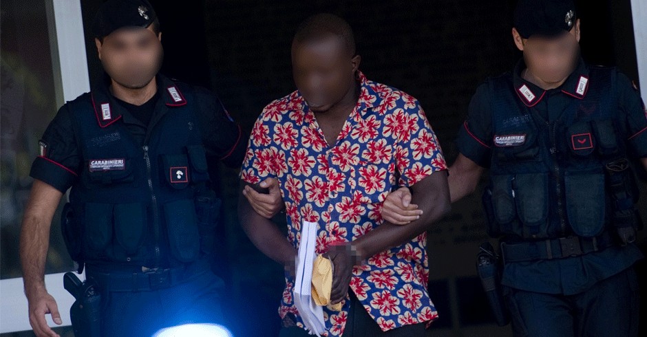L'arresto di un componente della mafia nigeriana