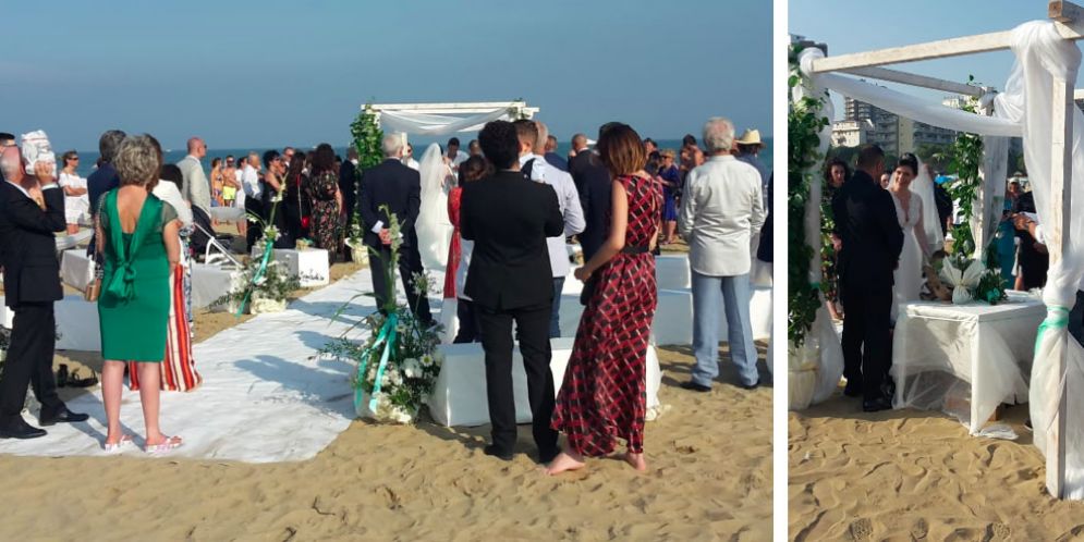 La spiaggia di Lignano Pineta scelta per il fatidico s