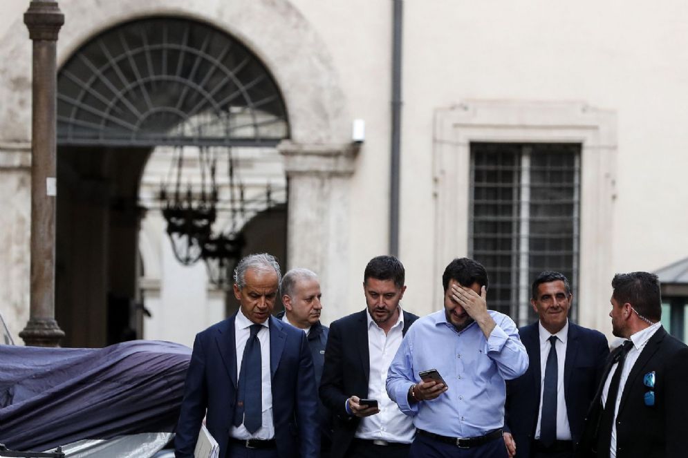 Il ministro dell'Interno Matteo Salvini