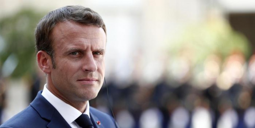 Il Presidente francese, Emmanuel Macron