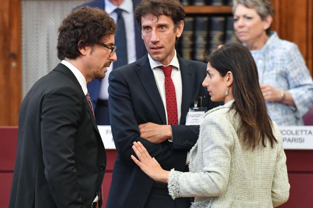 La sindaca di Roma Virginia Raggi