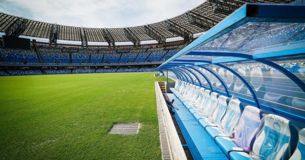 Lo stadio San Paolo di Napoli