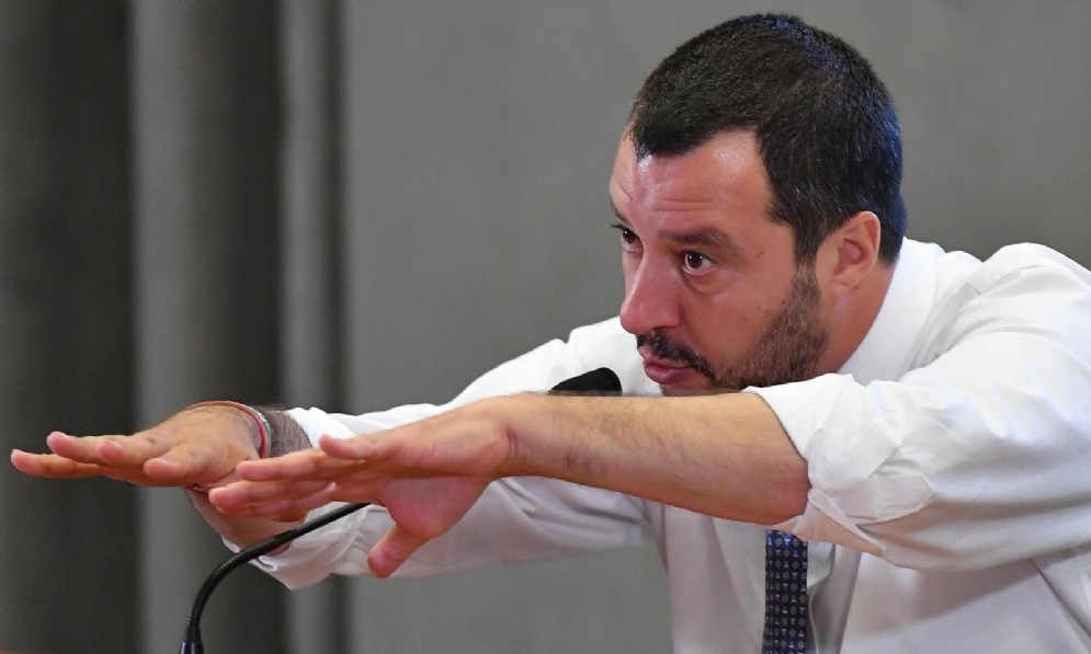Il ministro dell'Interno Matteo Salvini