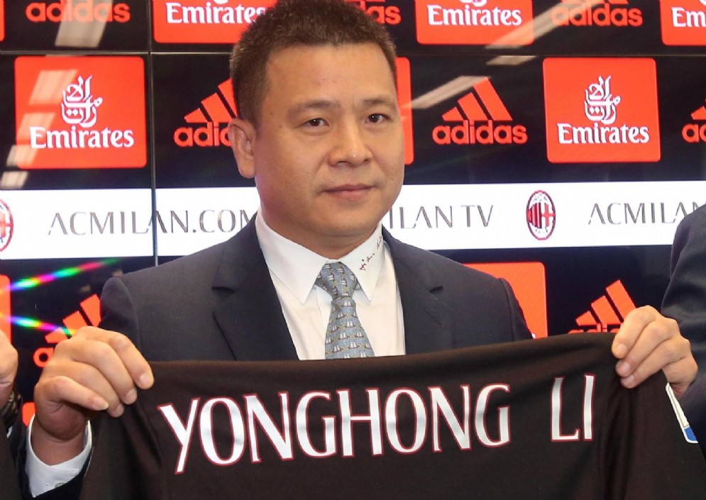 Il presidente del Milan Yonghong Li