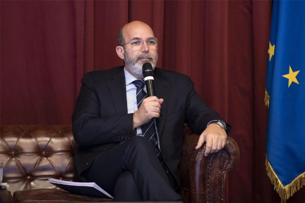 Il sottosegretario all'Editoria Vito Crimi, del Movimento 5 stelle