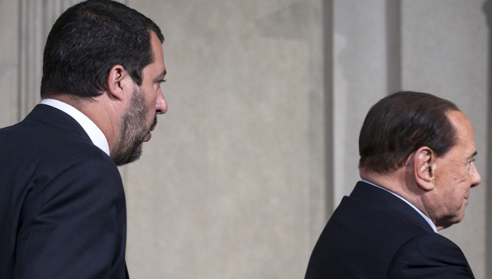 Matteo Salvini e Silvio Berlusconi