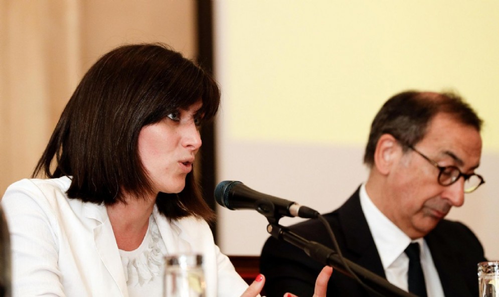 Il sindaco di Milano Giuseppe Sala e quello di Torino, Chiara Appendino