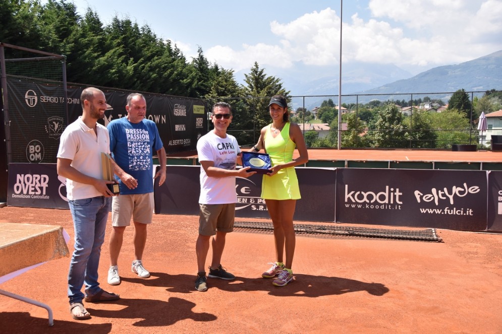 Alcuni momenti della premiazione di Nastassja Burnett