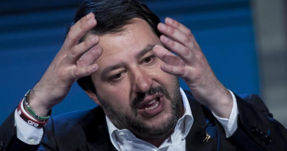 Il Ministro dell'Interno e leader della Lega, Matteo Salvini