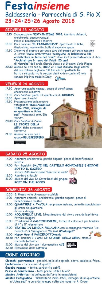 Baldasseria, arriva Festainsieme 2018