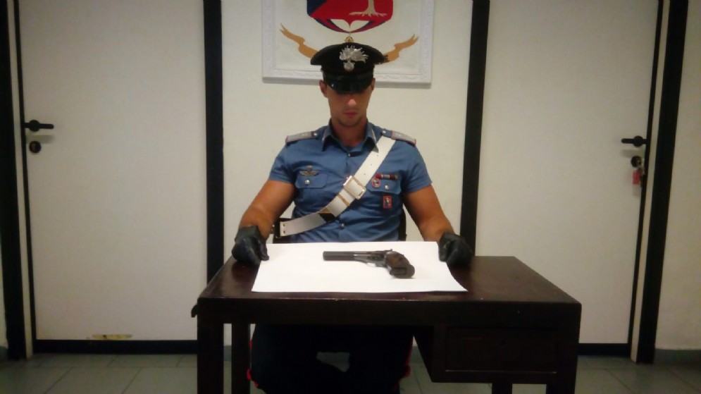 La pistola usata per l'omicidio